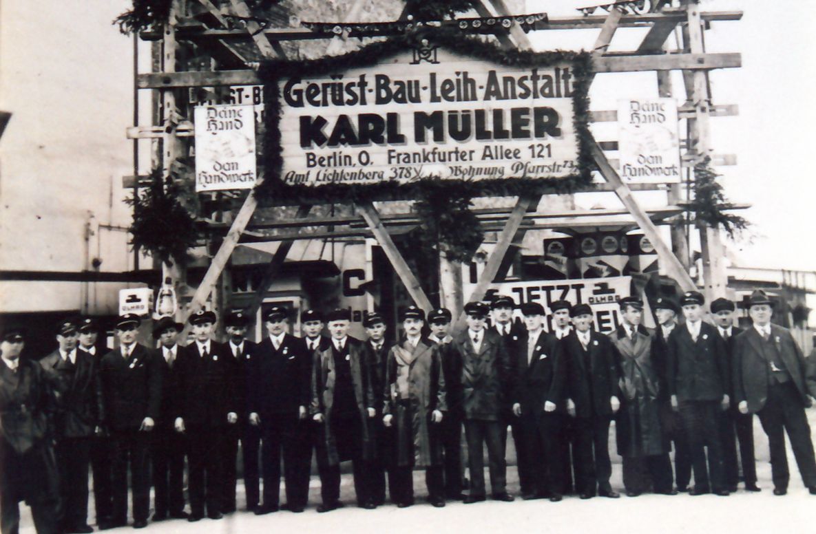 Gerüst-Bau-Leih-Anstalt entsteht